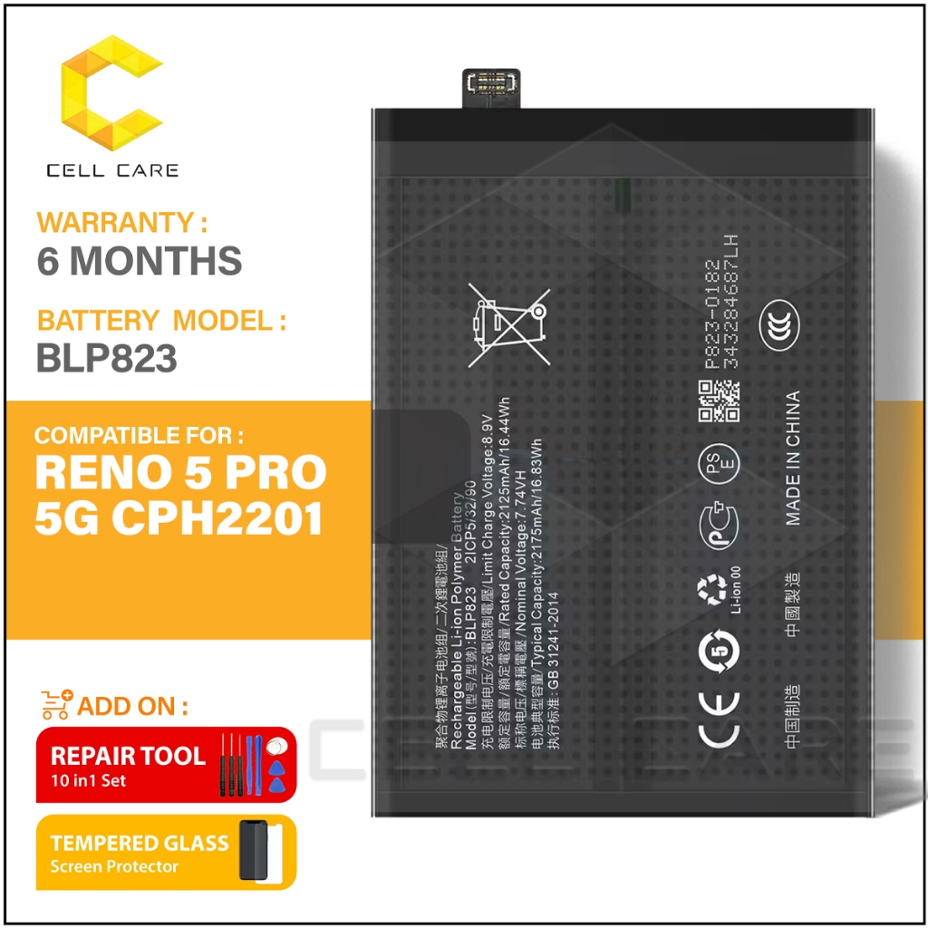 Battery For RENO 2 2F 2Z 3 4 PRO 4Z 4 SE 5 5F 5 LITE PRO 5 4G 5G 6 6Z ...