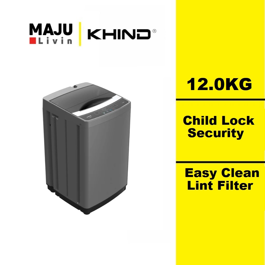 KHIND 7KG / 8KG / 10KG /12KG Fully Auto Washing Machine WM-70A/WM-80A ...