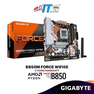 GIGABYTE B850M FORCE WIFI6E Micro ATX (mATX) AMD Gaming Motherboard | AMD AM5 Socket