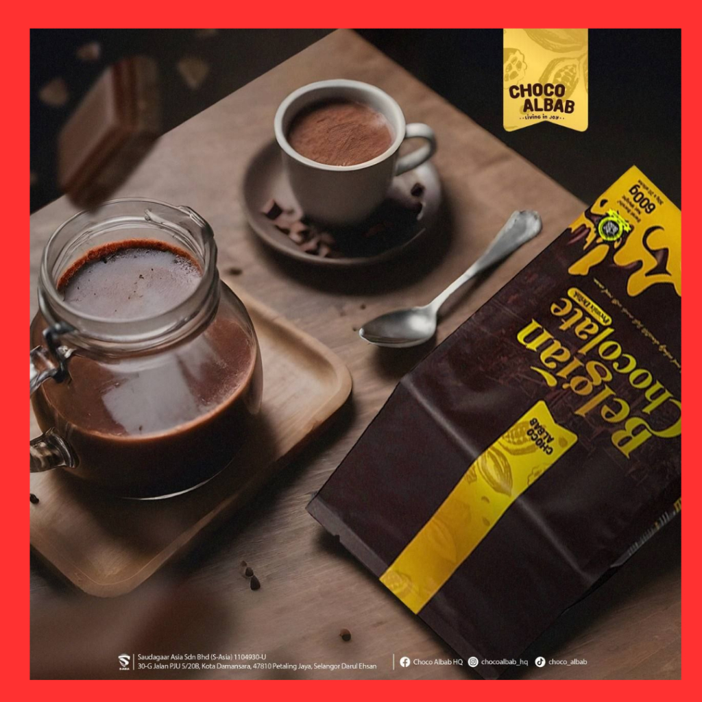 Choco Albab Belgian Chocolate Drink Minuman Coklat isian 30g/sachet ...