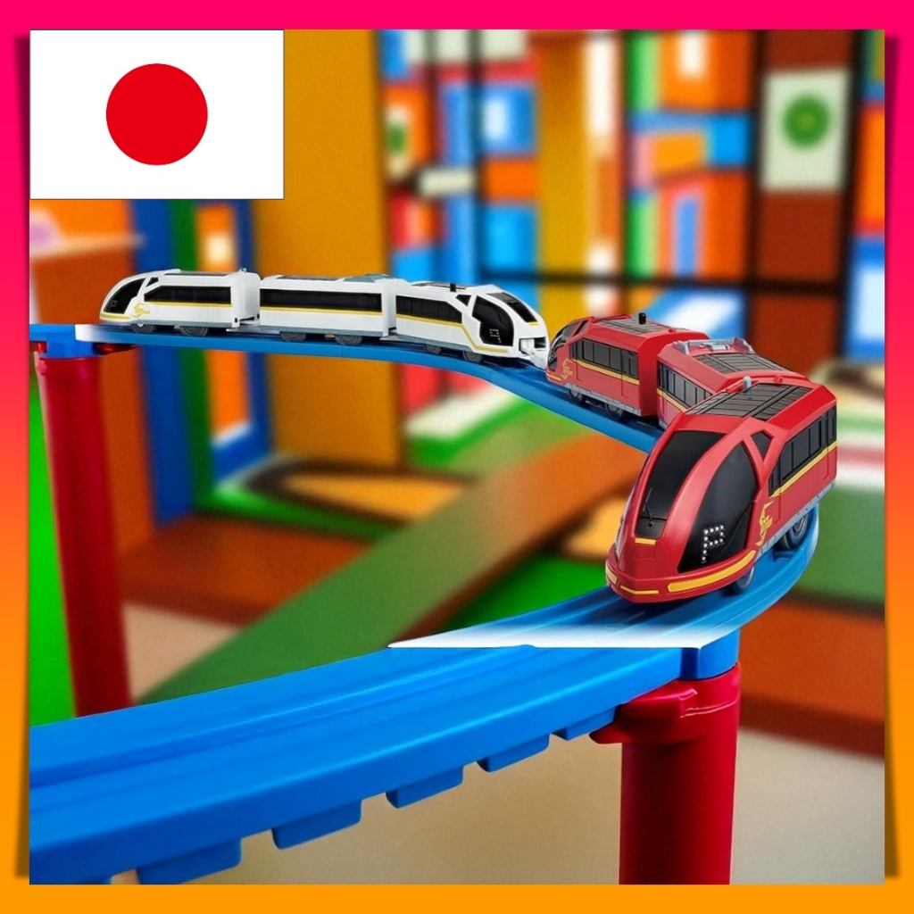 Plarail Red Stream & White Stream Coupling Train Set TAKARA TOMY Kids ...