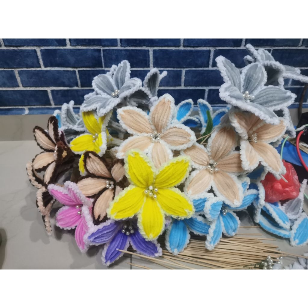 BUNGA TELUR LILY MURAH KAWAT BULU GEBU | Shopee Malaysia