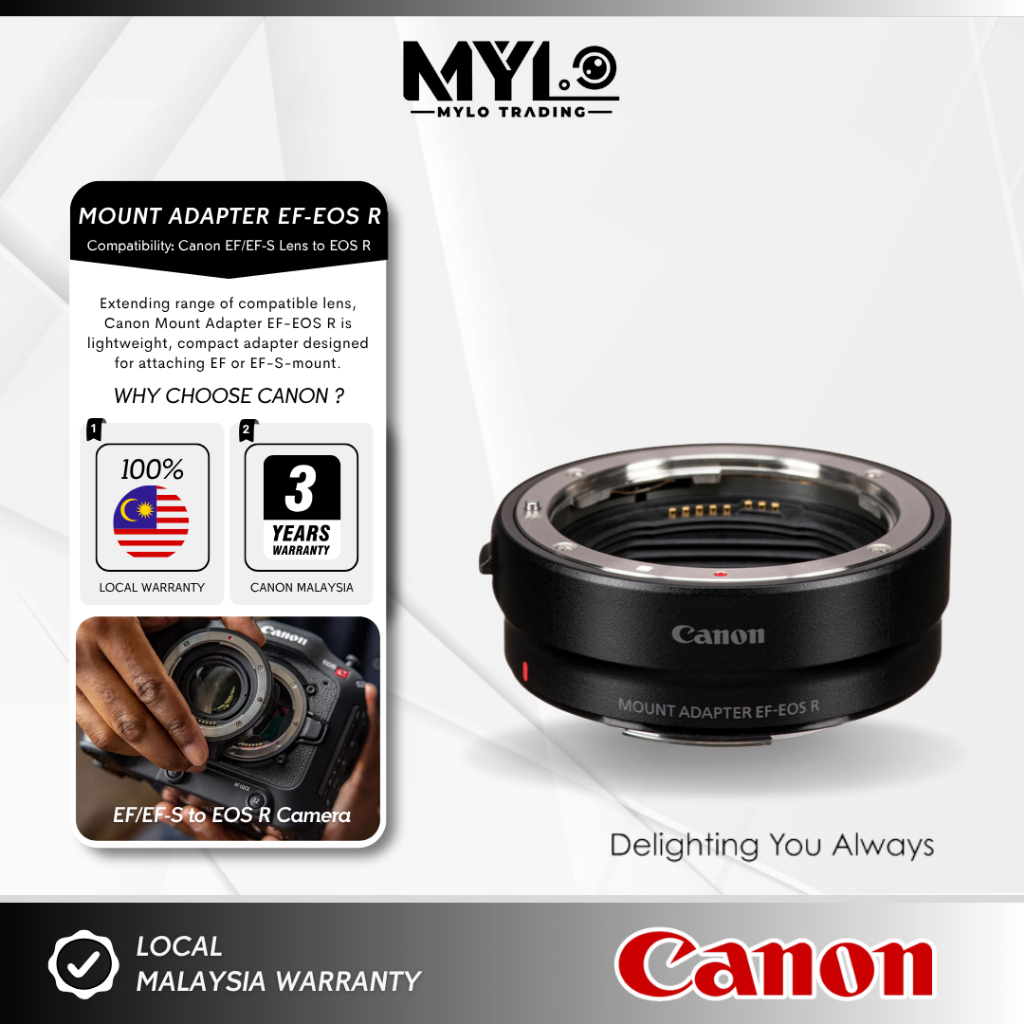 (CANON MALAYSIA) - Canon Mount Adapter EF-EOS R | EOS R Adapter - EOS ...