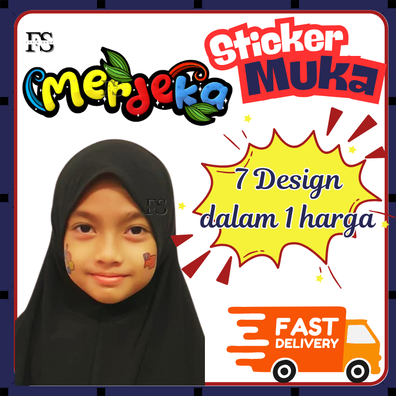 Sticker Merdeka ️Stickerpipi/muka ️Logo Madani ️BukanFacetotoo | Shopee ...