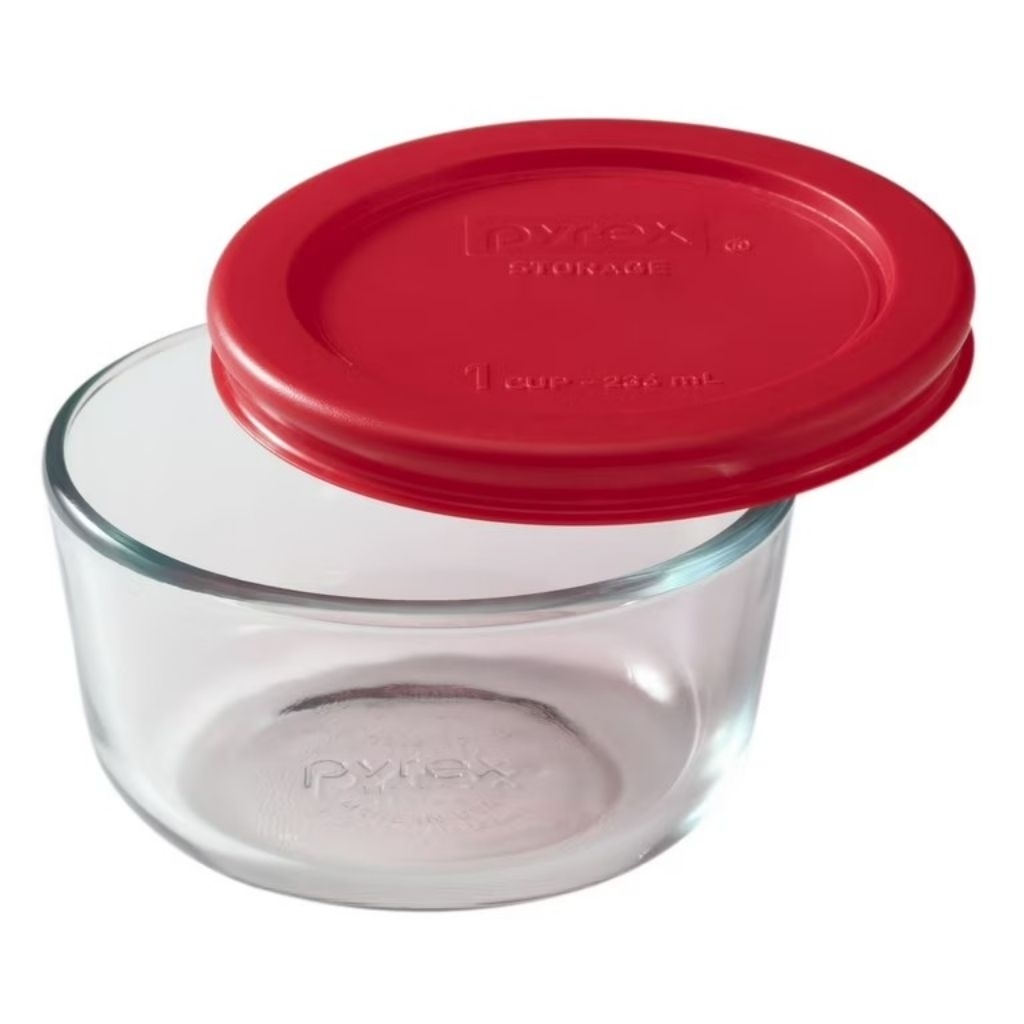 [Australia imported] Pyrex Round Storage Glass Container with Lid, 1 ...