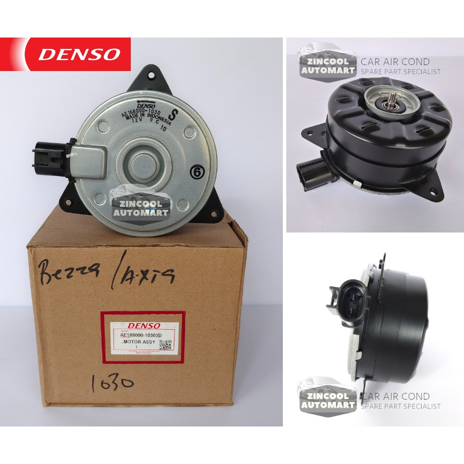 Perodua Bezza / Axia / Alza Radiator Fan Motor P/N : 168000-1030 / 7170 ...