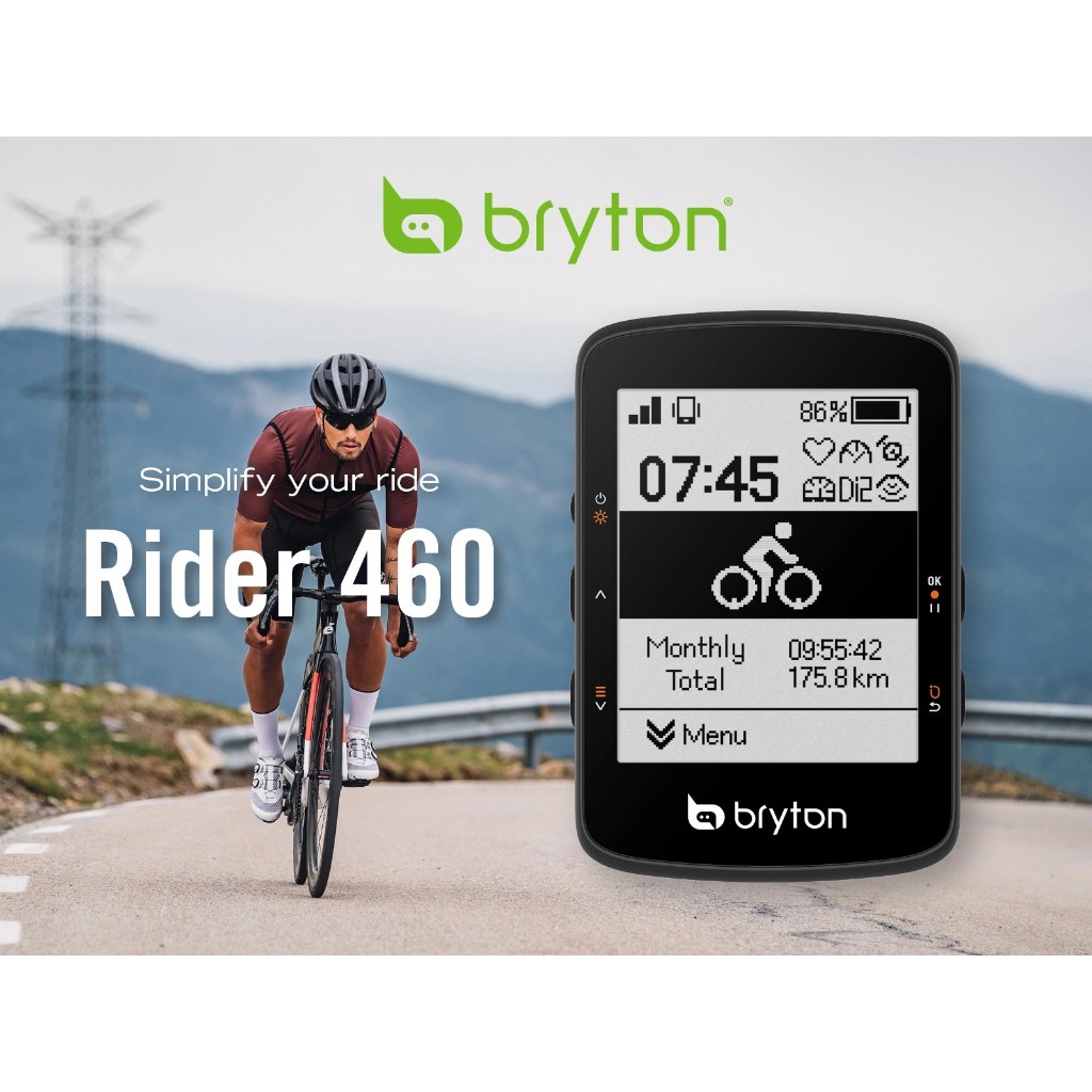 BRYTON RIDER 460 GPS CYCLING COMPUTER METER | Shopee Malaysia