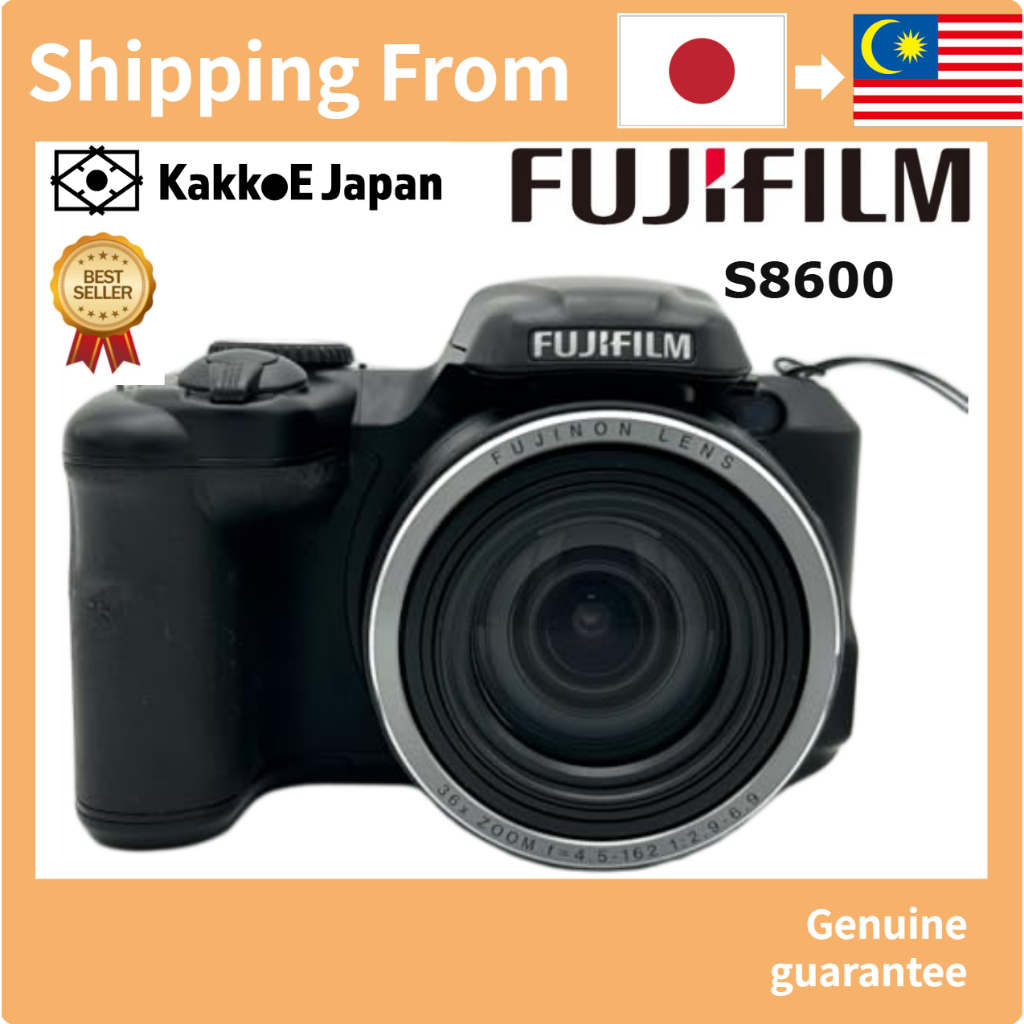 Pre-loved FUJIFILM Digital Camera FinePix S8600 Black – 16MP / 36x