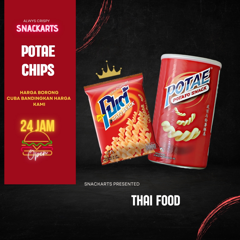 Potae Potato Snack *Thailand 48/68G 🔥 | Shopee Malaysia