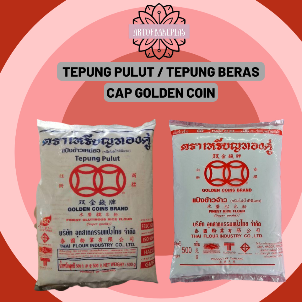 Tepung Pulut/ Tepung Beras Golden Coin/ Cap Gelang 500g | Shopee Malaysia