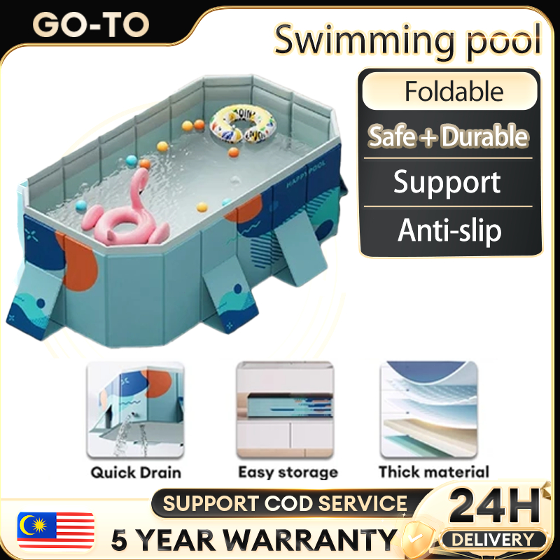 Swimming pool Non-inflatable and foldable Swimming pool Easy to install ...