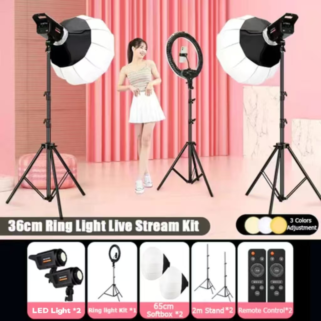300W Professional Led photography light, photography softbox lighting ...