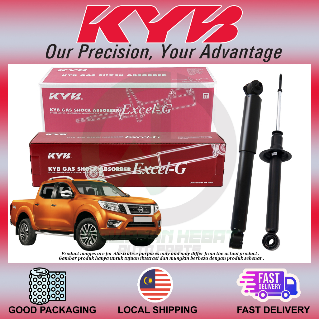Nissan Navara D23 NP300 Front / Rear Excel G Gas Shock Absorber KYB ...