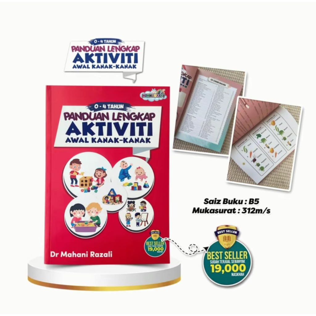 [MOMMYHAPPY] Buku Panduan Lengkap Aktiviti Awal Kanak-kanak (0-4 Tahun ...