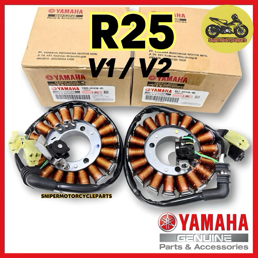 [100% ORIGINAL] R25 V1 V2 R25 V1 V2 FUEL COIL STATOR MAGNET COIL1WD BS7 ...