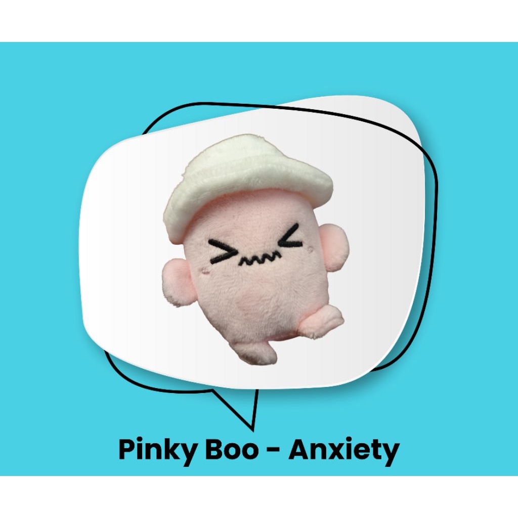 ZUS Buddy Mini Plushie - Pinky Boo Anxiety | Shopee Malaysia