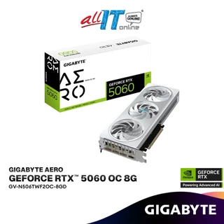 GIGABYTE GeForce RTX 5060 AERO 8GB GDDR7 OC WHITE GRAPHICS CARD | GV-N5060AERO OC-8GD
