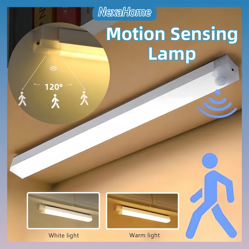 Motion Sensing Lamp Smart Cabinet Light LED Night Light Wireless ...