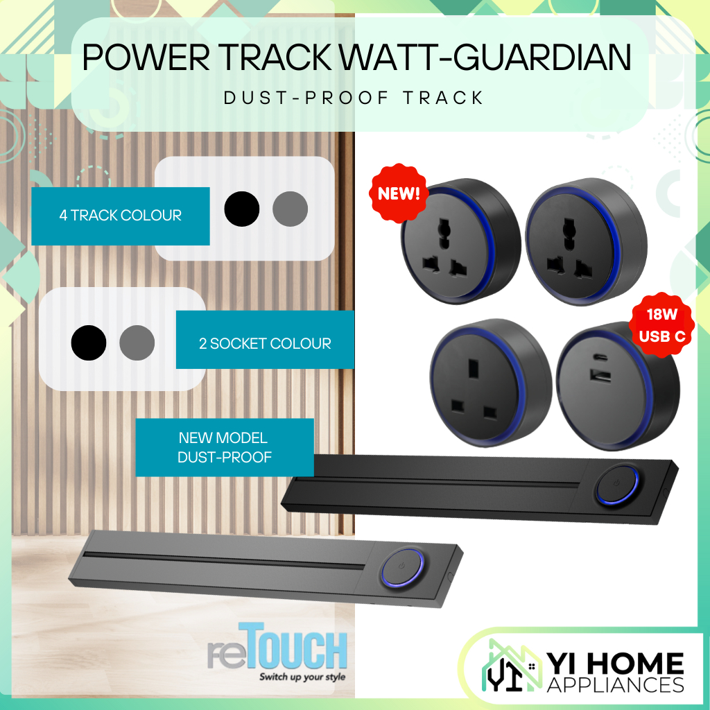 🔥NEW 2025🔥 RETOUCH POWER TRACK WATT-GUARDIAN SOCKET MULTIPLE USB SWITCH ...