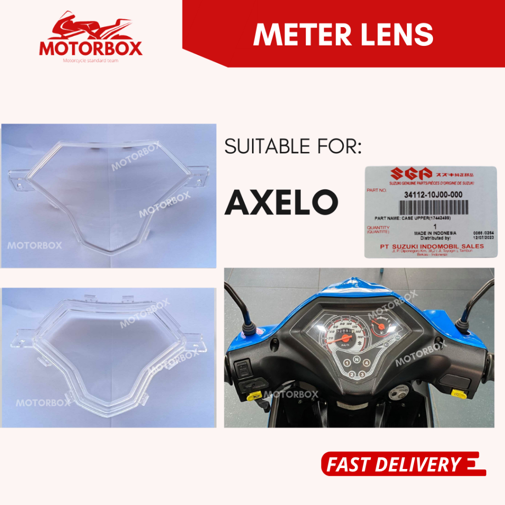 ORI SUZUKI AXELO METER LENS - SHOGUN AXELO 125 FIRST MODEL METER CERMIN ...
