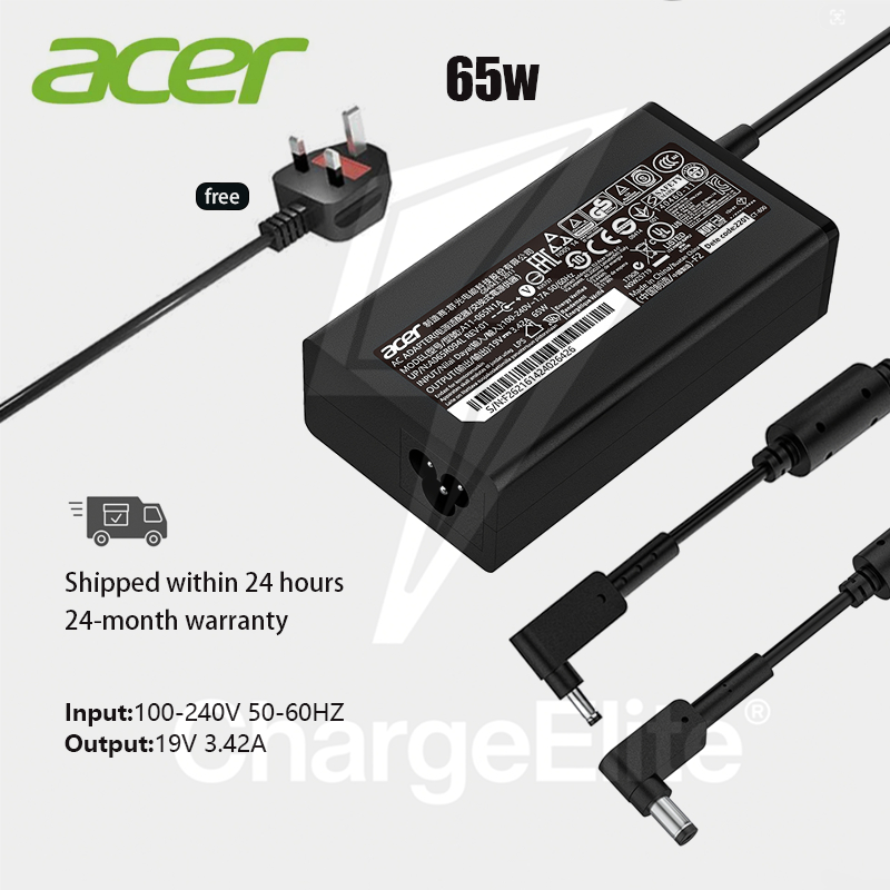 Original ACER 65W Laptop Charger for Acer Aspire Swift Spin Chromebook ...