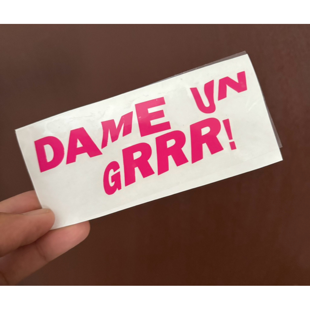 Dame un Grrr Car sticker Waterproof | Shopee Malaysia