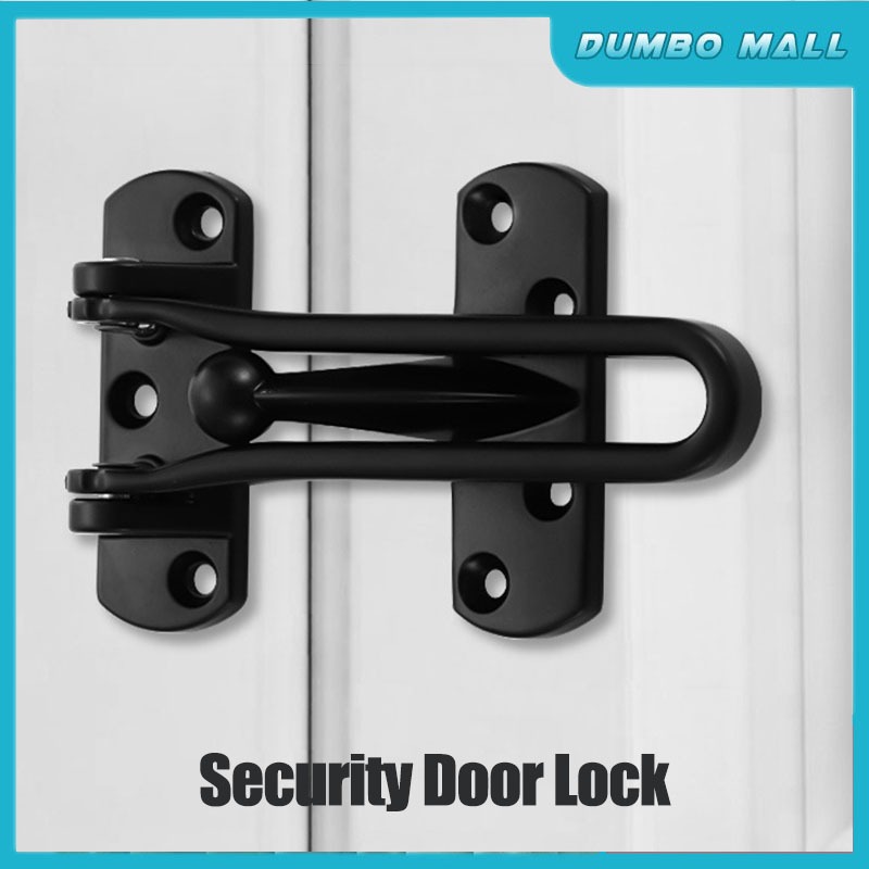 Door Latch Bolt Security Slug Lock Strong Door Catch Hook Safety Latch ...