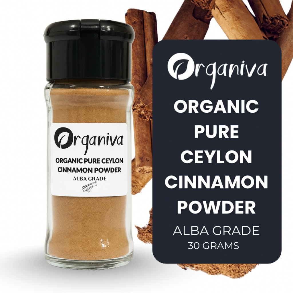 ORGANIVA Organic Pure Ceylon Cinnamon Powder – Alba Grade (30g ...
