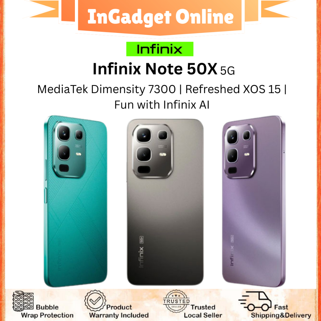 [PROMO] Infinix Note 50x | MediaTek Dimensity 7300 | Refreshed XOS 15 ...