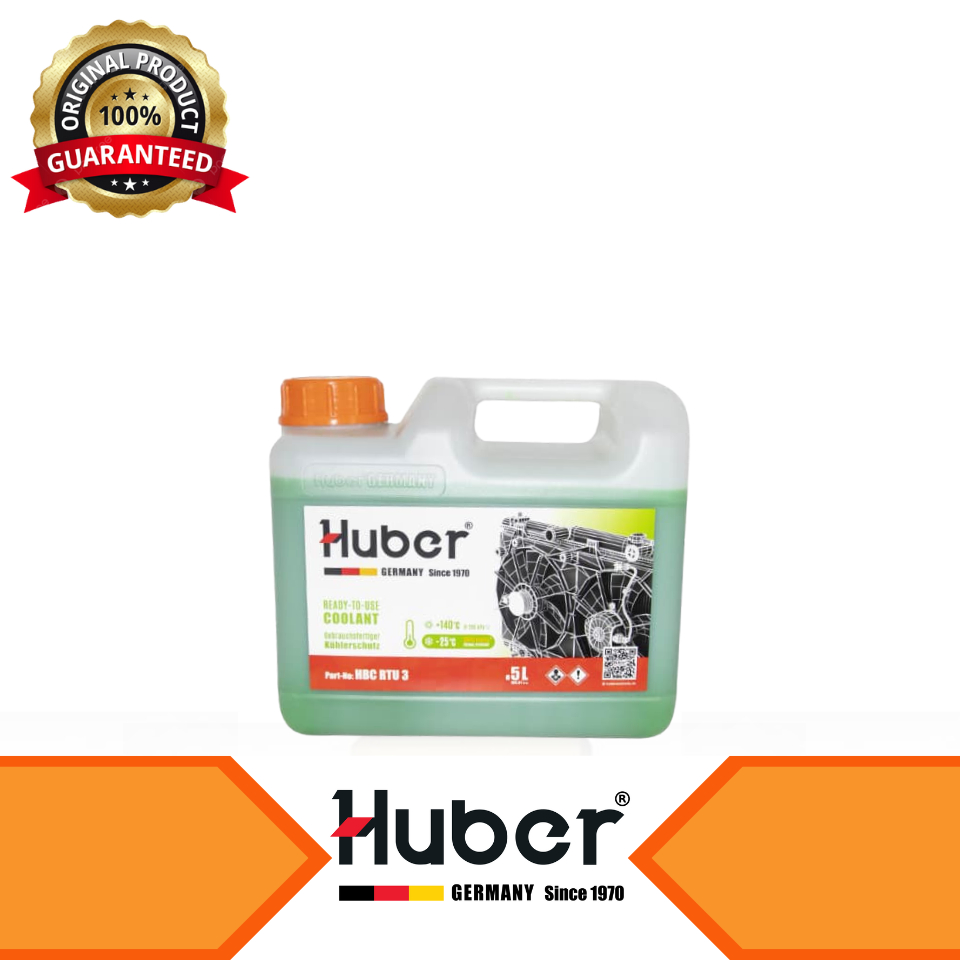 HBC RTU3 Huber Germany coolant premix 5L (GREEN) | Shopee Malaysia