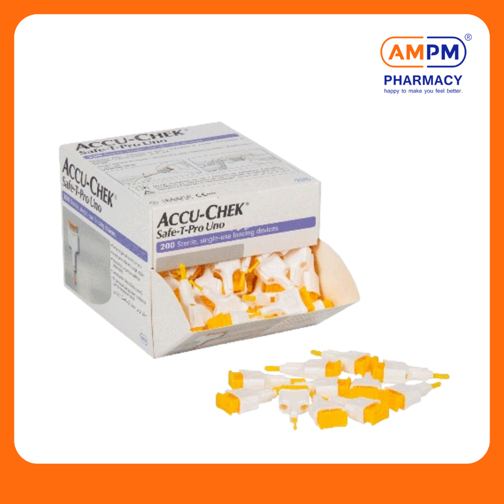Accu Chek Safe T Pro Uno Sugar Test Kit 200 PC main image 0
