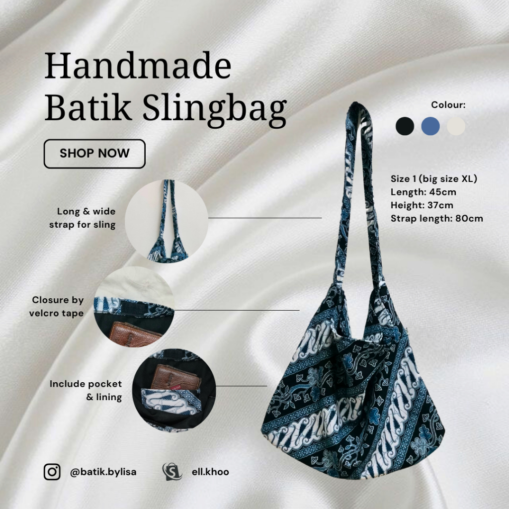Batik sling bag deals