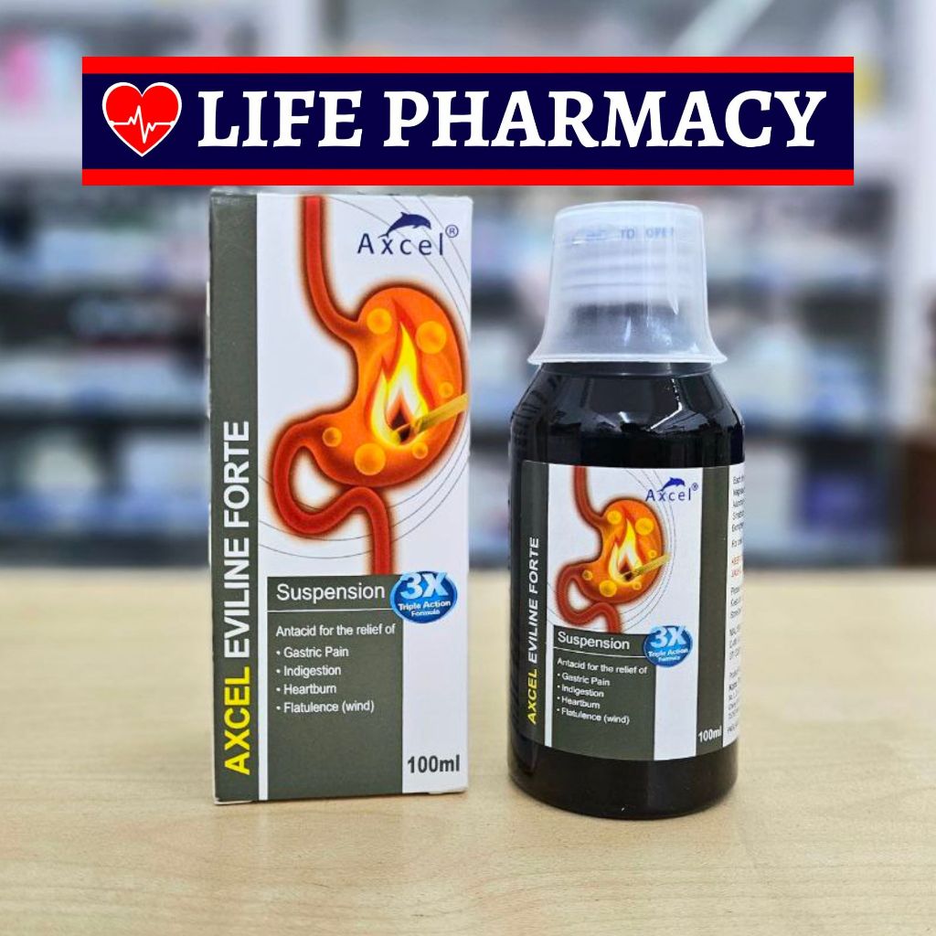 [KKM APPROVED] Axcel Eviline Forte Suspension/ Ubat gastrik dan Pedih ...
