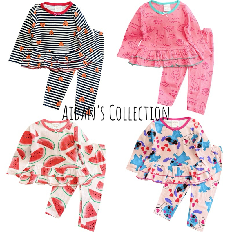 Doll Pyjamas Kids Jumping Beans / Baju Tidur Kanak-Kanak Perempuan (1 ...