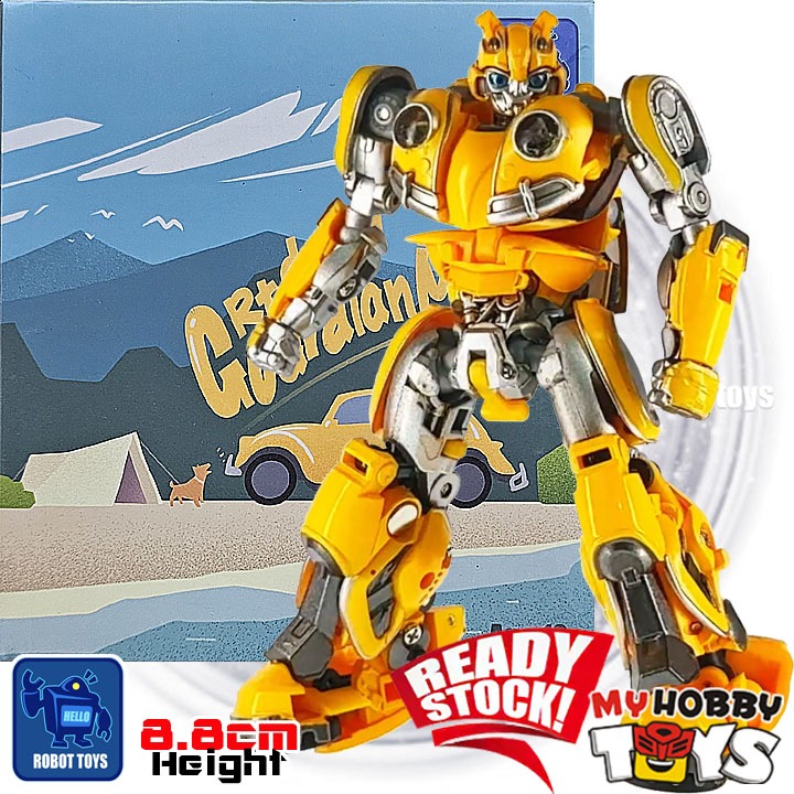 Robot Toys Transformable Robot - DT01 Guardian Mecha Bumblebee , 8.8cm ...