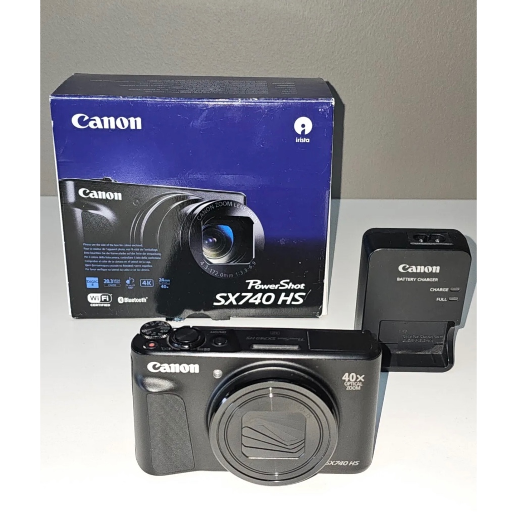 Canon PowerShot SX740 HS 20.3MP 4K Digital Camera 40x Optical Zoom Wi