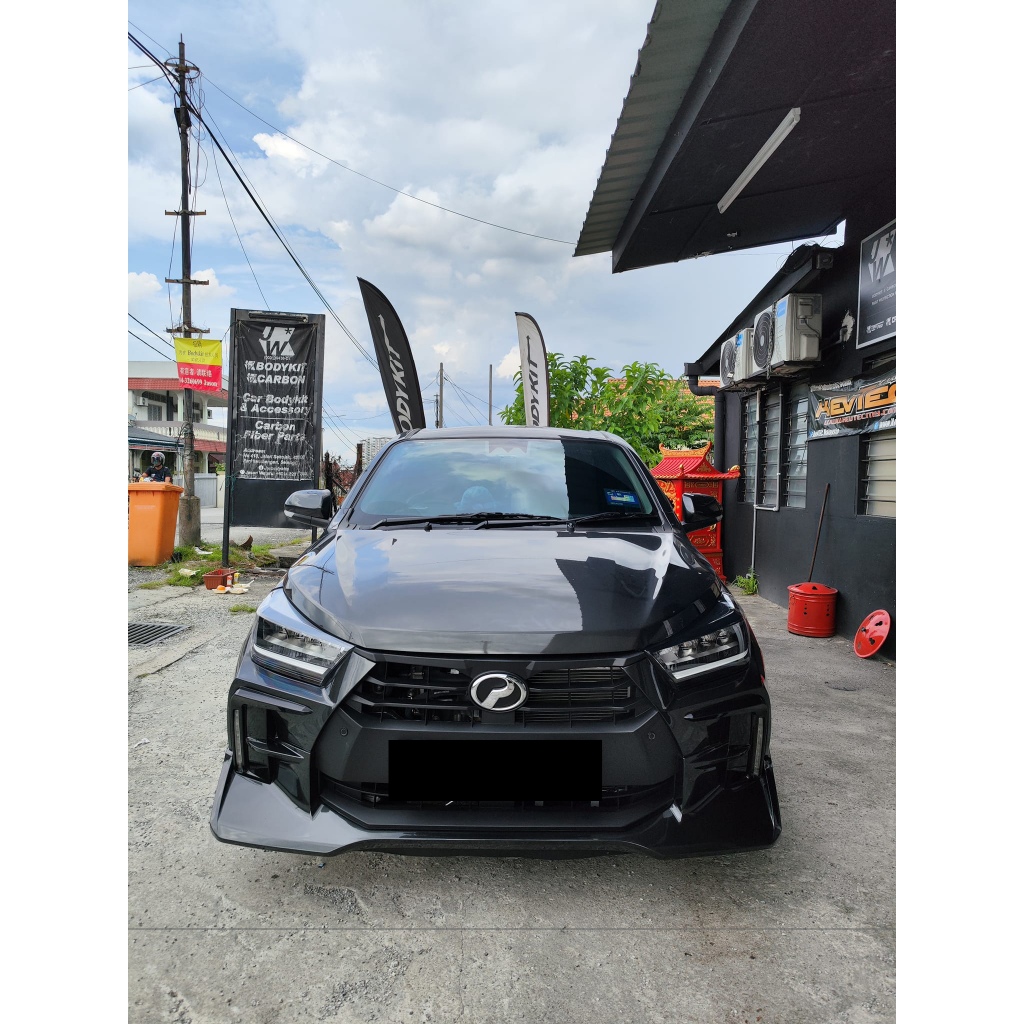 PERODUA AXIA 2023 GR AGYA STYLE FRONT BUMPER/SIDE SKIRT/REAR SKIRT WITH ...