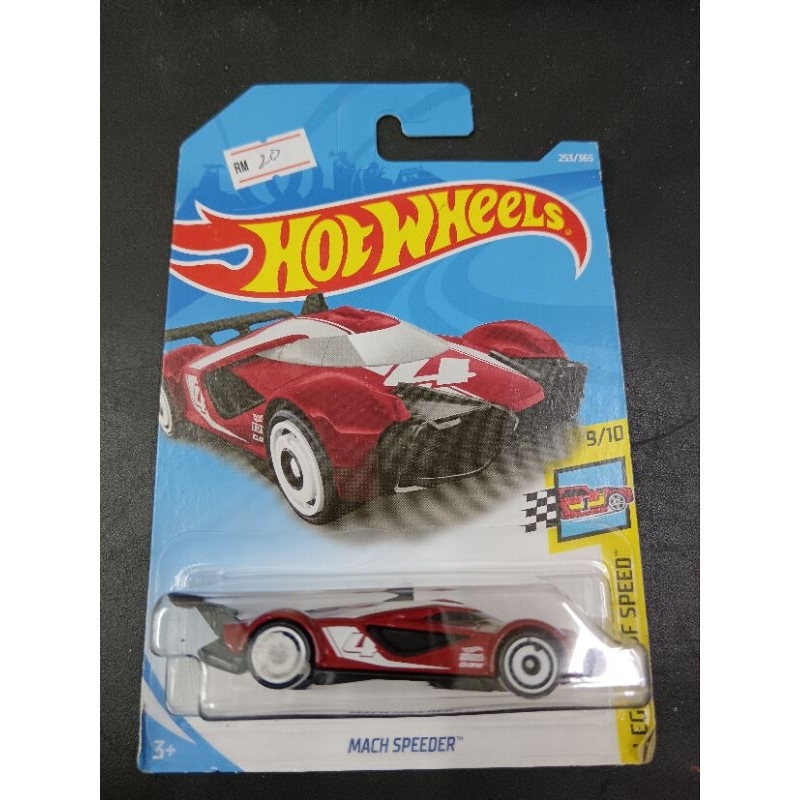 hotwheel let race mach speeder red | Shopee Malaysia