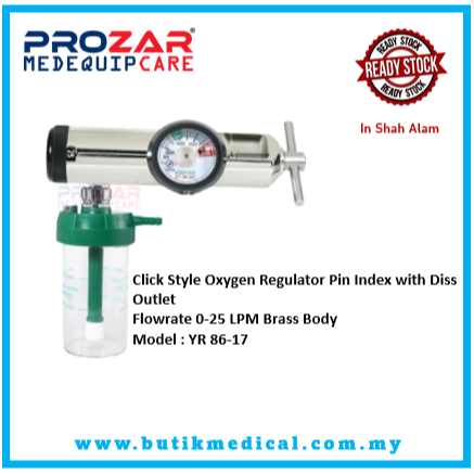 OXYGEN THERAPY SET PIN INDEX 10L, REGULATOR WITH TROLLEY | Shopee Malaysia