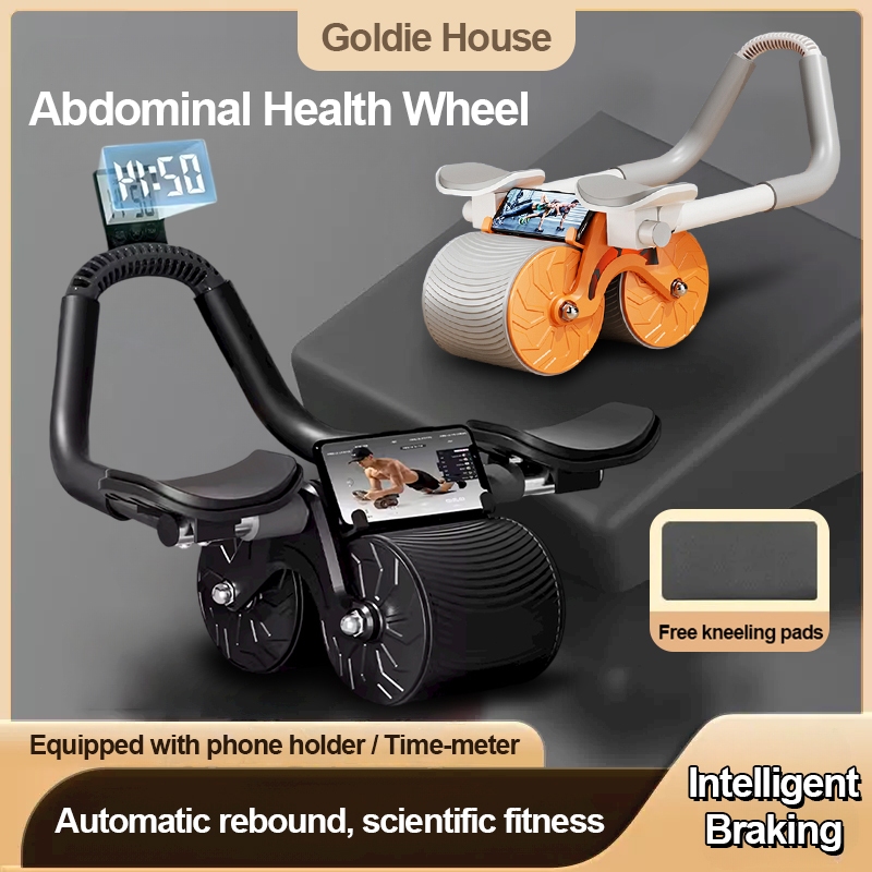 Abdominal Health Wheel Ab Rollers Beginner Support Rebound Fitness