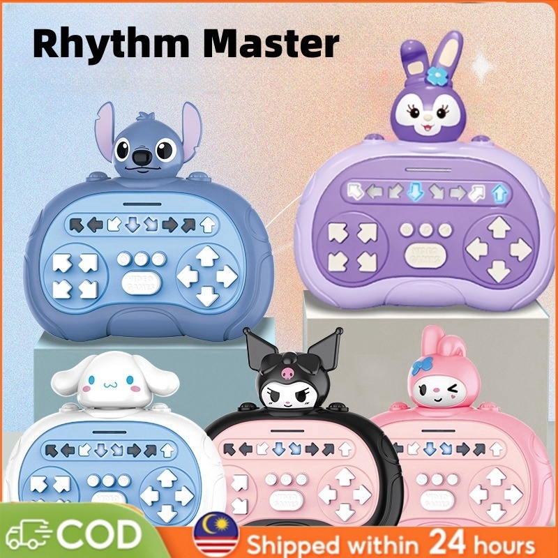 Rhythm Speed Push Game Console Finger Press Dancing Game Machine ...