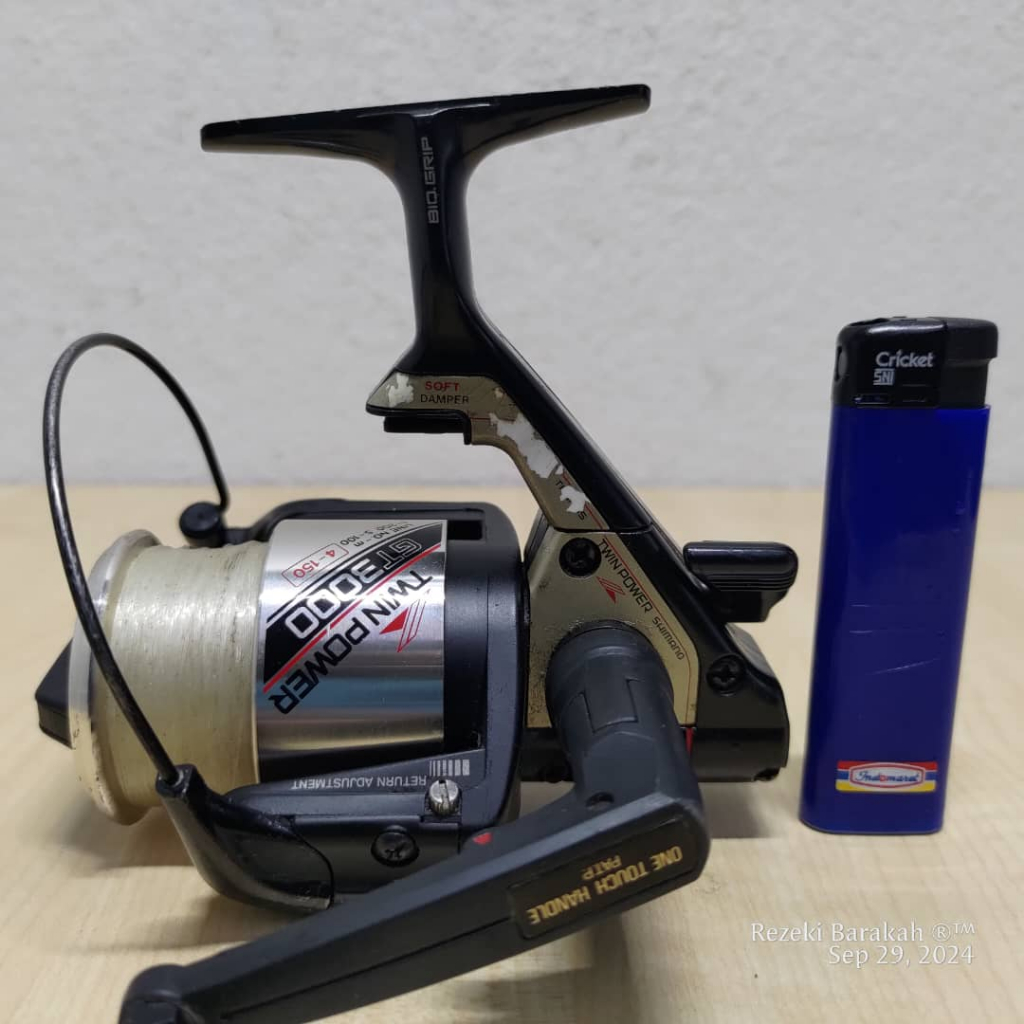Moulinet Ancien Shimano Titanos Twin Power GT3000 – Modèle Vintage Pour Collection