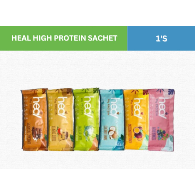 Fast Shipping!!! Heal Protein Shake Powder Whey Protein/Pea Protein 1'S ...