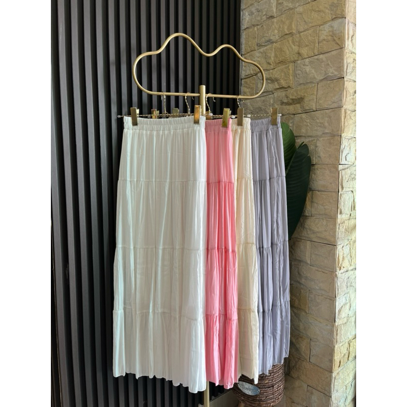 Dewi Plain Batwing Blouse Coffee