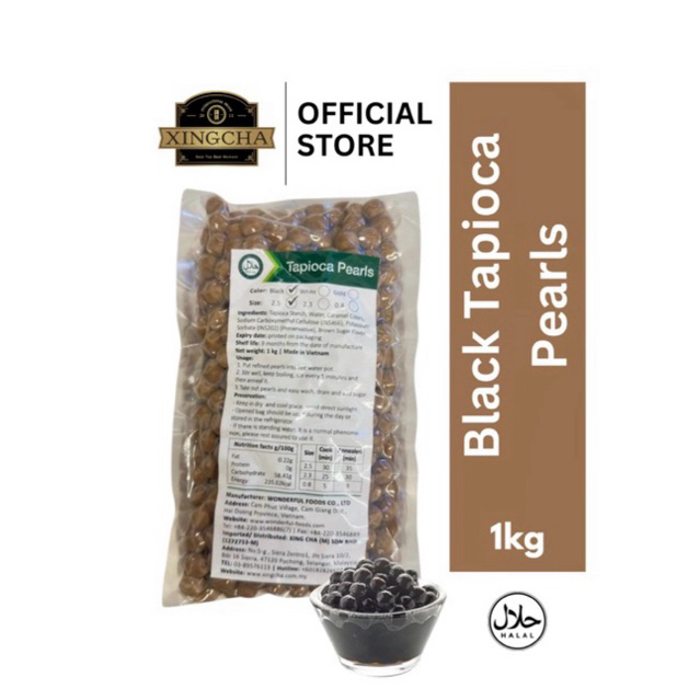 TAPIOCA PEARL 1KG - BLACK (HALAL) | Shopee Malaysia