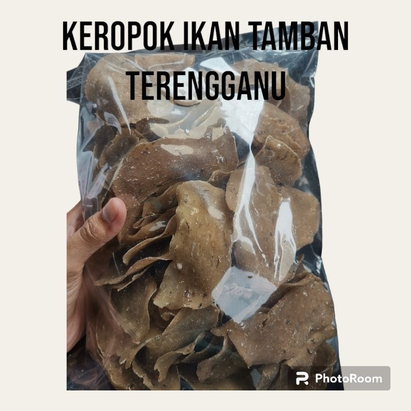 Keropok Keping Ikan Tamban Terengganu Asli Seulas 500g Rangup Tak Gatal ...