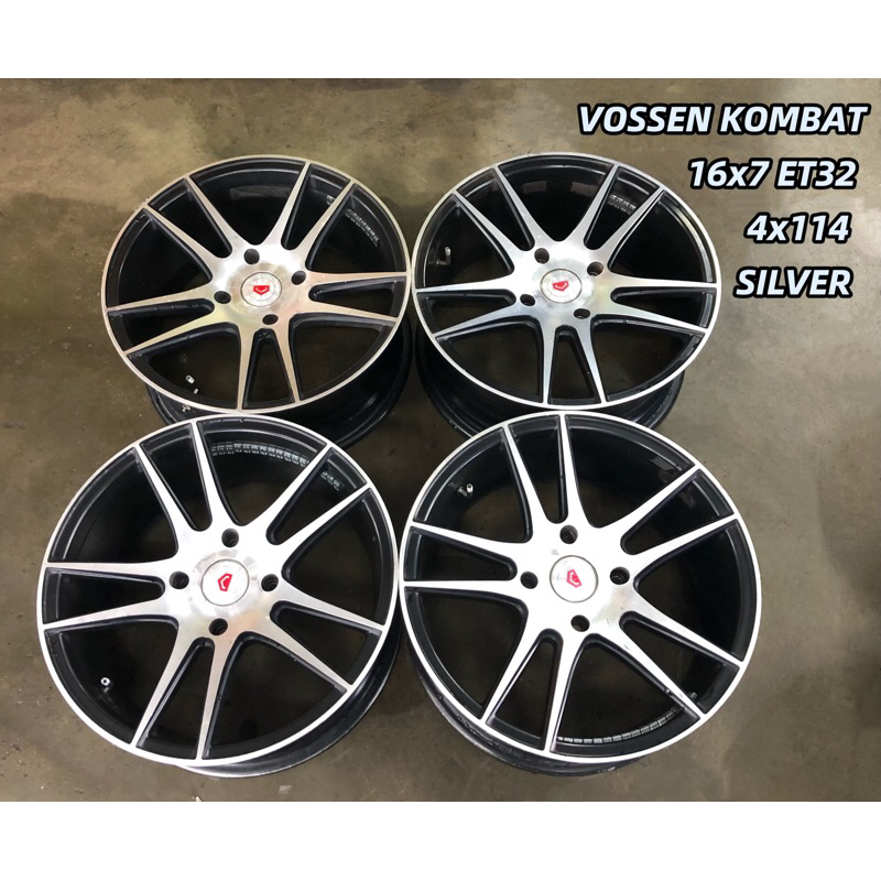 USED RIM VOSSEN KOMBAT 16 INCH FOR IRIZ PERSONA WAJA GEN2 ISWARA SATRIA ...