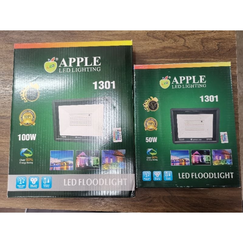 Apple LED Spot light/Floor light 50watt/100watt RGD & Remote control ...