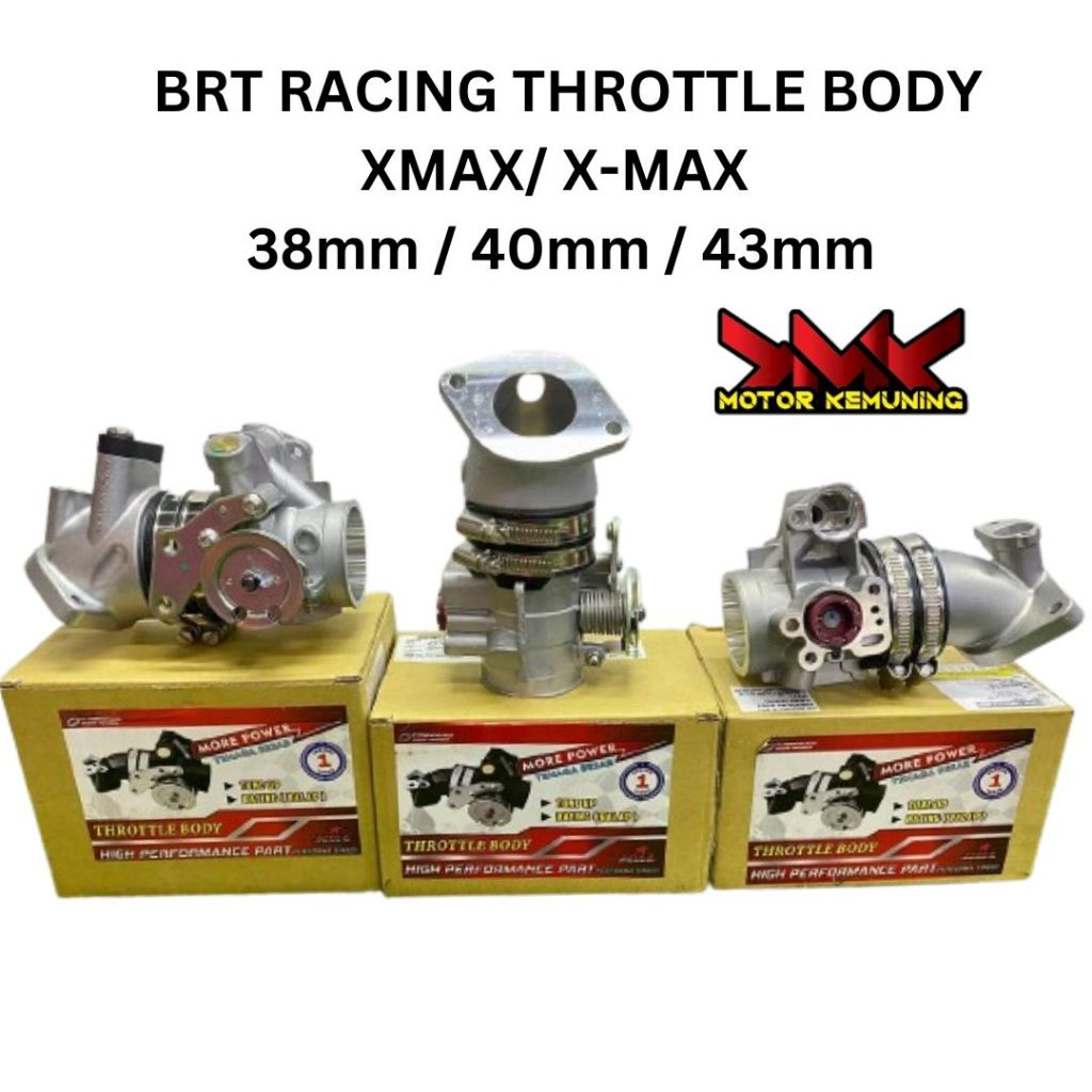 XMAX/ X-MAX BRT RACING THROTTLE BODY 38mm / 40mm / 43mm | Shopee Malaysia