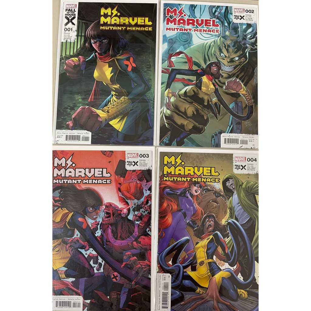 【ORIGINAL US COMIC】MS MARVEL MUTANT MENACE 【1~4 COMPLETE】【MARVEL COMICS ...